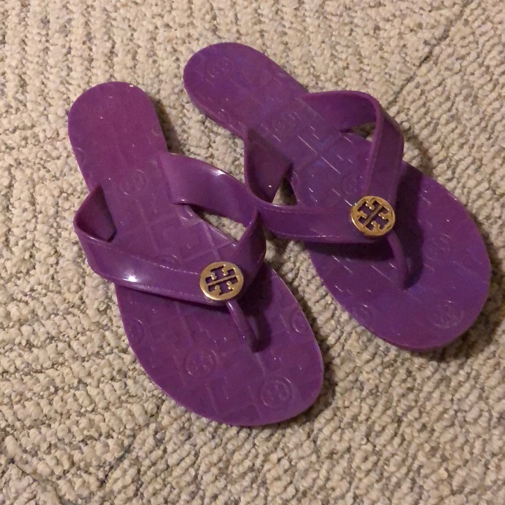 Tory Burch jelly flip flops